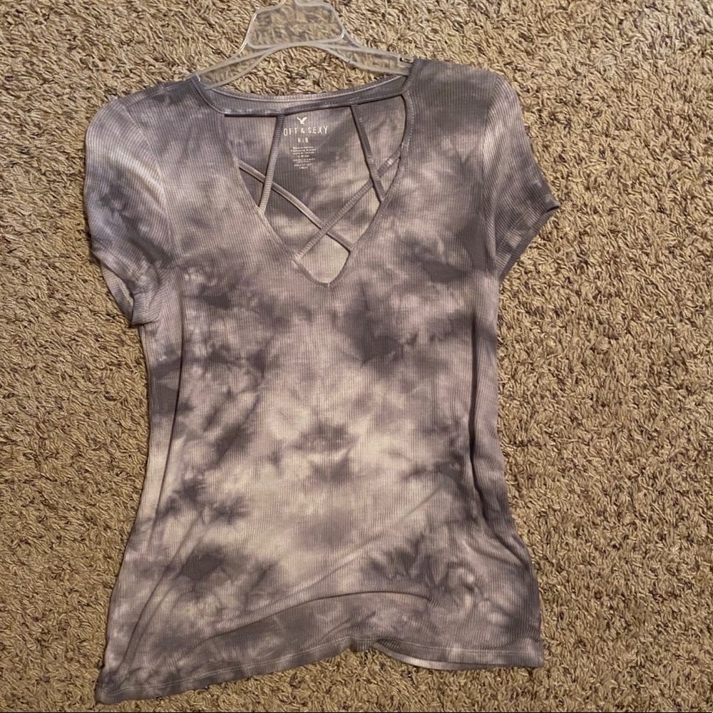 Grey American Eagle shirt